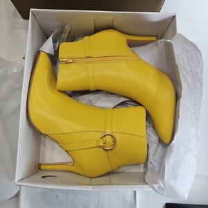 Yellow Ankle Boots